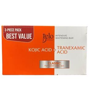 Belo Kojic Acid + Tranexamic Acid Whitening Soap 3 Bars 65g Each Exp Dec2027